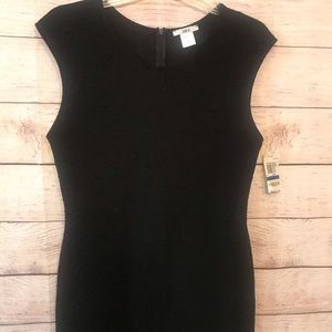 NWT Bar III Women's Cap-Sleeve Bodycon Dress Bl L